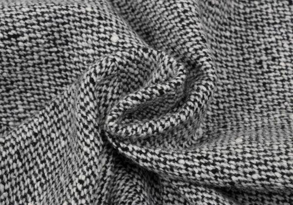 COMME des GARCONS Quilt-Lined Padded Tweed Coat K-172265_012