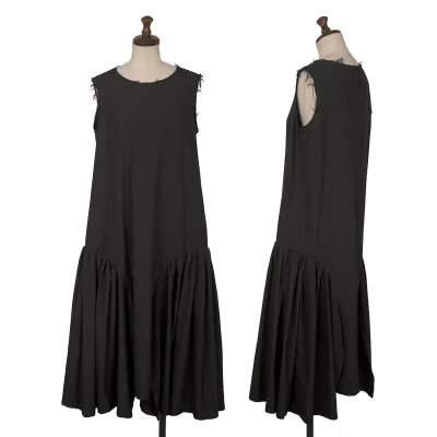 COMME des GARCON Hem Gather Curve Switching Sleeveless Dress
