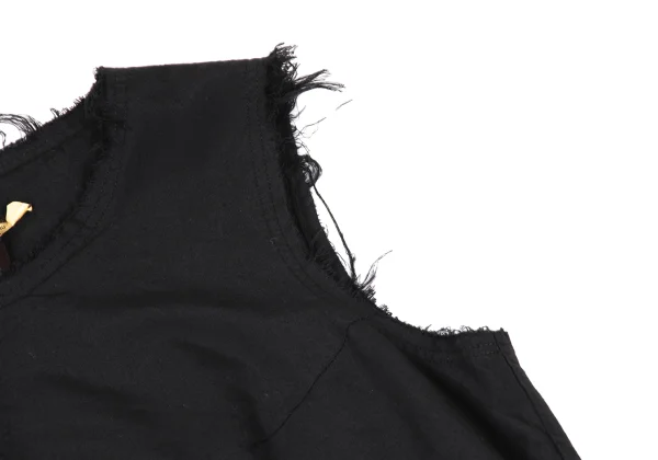 COMME des GARCON Hem Gather Curve Switching Sleeveless Dress K-172266_005