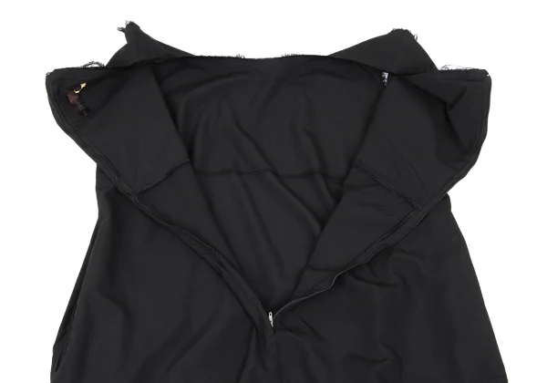 COMME des GARCON Hem Gather Curve Switching Sleeveless Dress K-172266_012