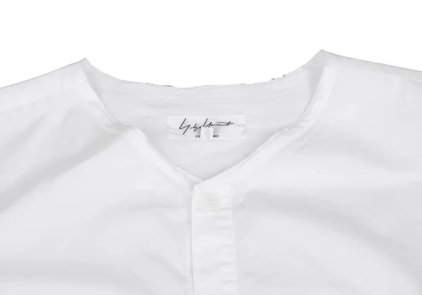 Yohji Yamamoto POUR HOMME Cutting Cotton Shirt K-172267_003
