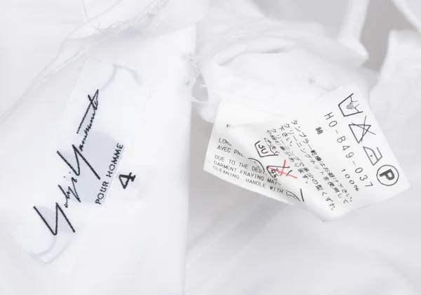 Yohji Yamamoto POUR HOMME Cutting Cotton Shirt K-172267_017