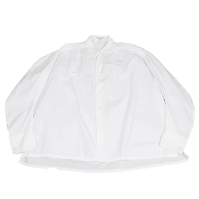 Yohji Yamamoto POUR HOMME Curved Sleeve Switching Shirt