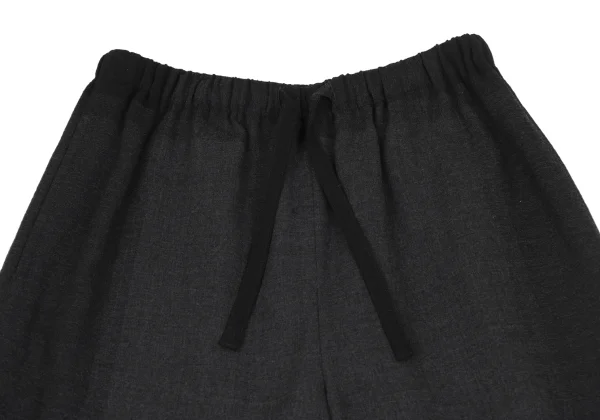 ISSEY MIYAKE PERMANENTE Wool Checker Sheer Wide Pants K-172278_003
