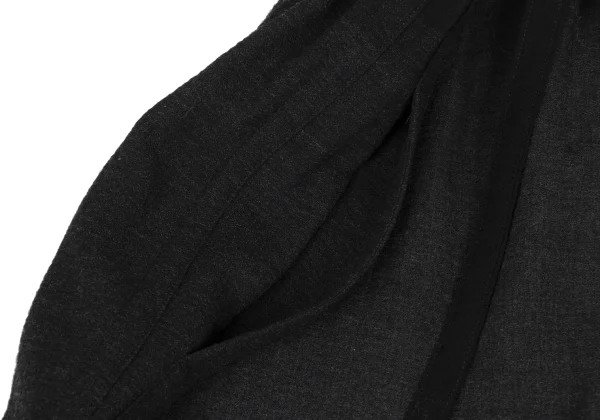 ISSEY MIYAKE PERMANENTE Wool Checker Sheer Wide Pants K-172278_004