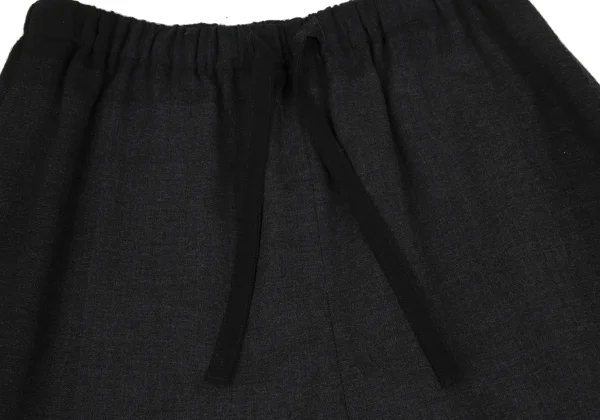 ISSEY MIYAKE PERMANENTE Wool Checker Sheer Wide Pants K-172278_005