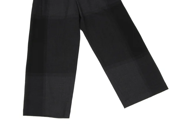 ISSEY MIYAKE PERMANENTE Wool Checker Sheer Top & Pants K-172279_014
