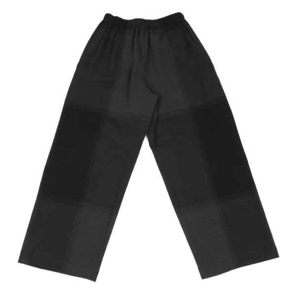 ISSEY MIYAKE PERMANENTE Wool Checker Sheer Top & Pants K-172279_017