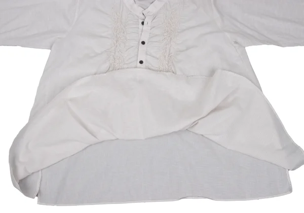 Plantation Shirred Striped Pullover Blouse K-172280_011