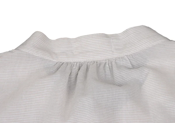 Plantation Shirred Striped Pullover Blouse K-172280_013