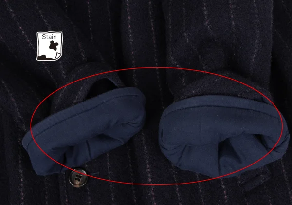 COMME des GARCONS HOMME Different Materials Reversible Balmacaan Coat K-172284_007