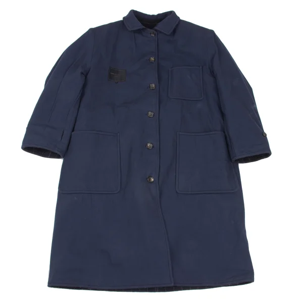 COMME des GARCONS HOMME Different Materials Reversible Balmacaan Coat K-172284_012