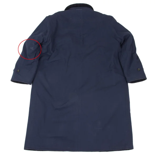 COMME des GARCONS HOMME Different Materials Reversible Balmacaan Coat K-172284_013