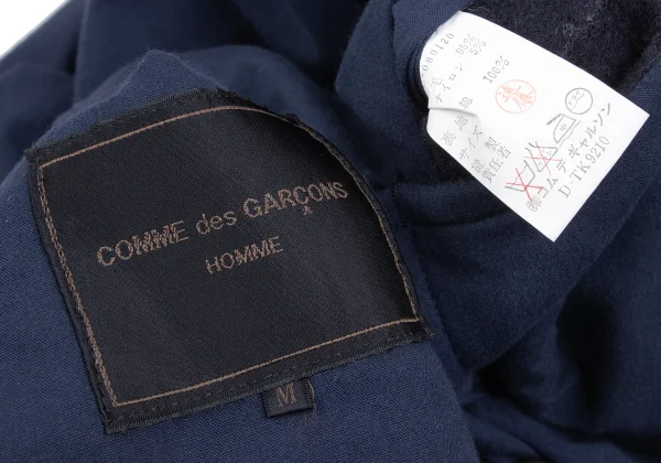 COMME des GARCONS HOMME Different Materials Reversible Balmacaan Coat K-172284_019
