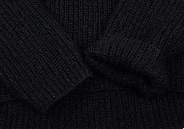 Y's Low Gauge Wool Hooded Knit Sweater K-172286_006