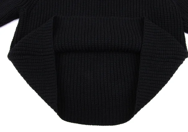 Y's Low Gauge Wool Hooded Knit Sweater K-172286_008