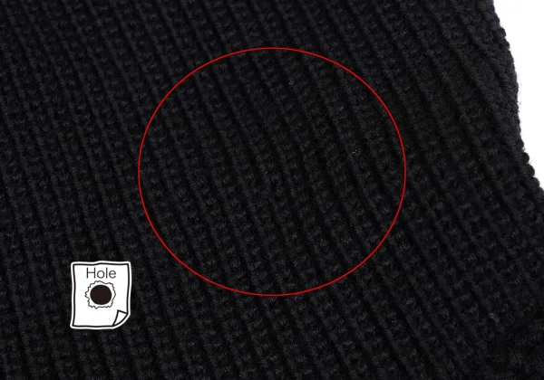 Y's Low Gauge Wool Hooded Knit Sweater K-172286_010