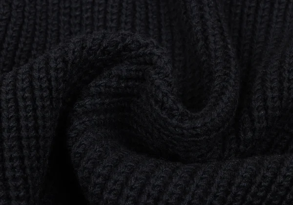 Y's Low Gauge Wool Hooded Knit Sweater K-172286_011
