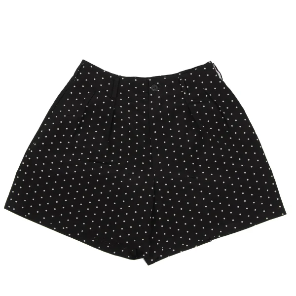 Y's Dot Print Culottes Black,White S-M K-172289_001