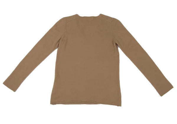 COMME des GARCONS Logo Print Wool V-neck Knit Sweater K-172290_013