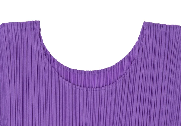 PLEATS PLEASE Pleated Lizard Patch Short-sleeved Top K-172297_004