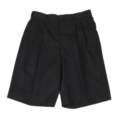 BLACK COMME des GARCONS Wool Tuck Shorts