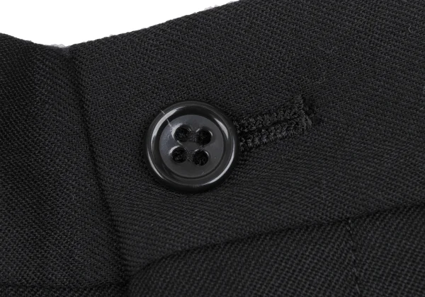 BLACK COMME des GARCONS Wool Tuck Shorts K-172300_003