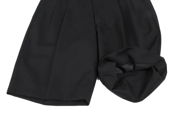 BLACK COMME des GARCONS Wool Tuck Shorts K-172300_008