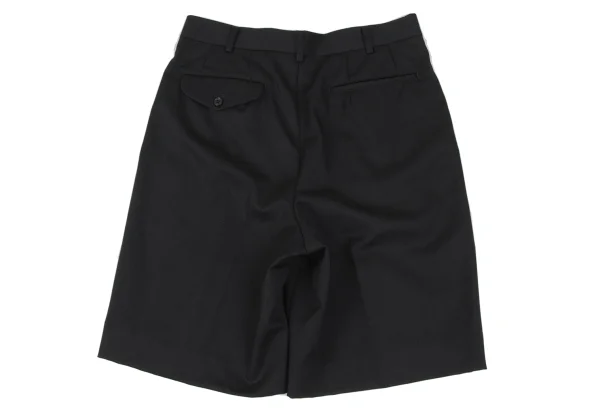 BLACK COMME des GARCONS Wool Tuck Shorts K-172300_009