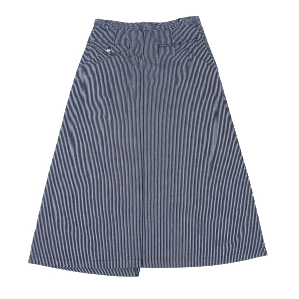 robe de chambre COMME des GARCONS Cotton Hickory Stripe Skirt K-172301_009