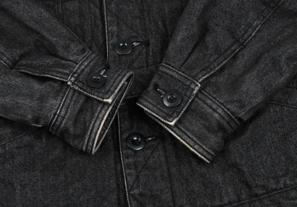ISSEY SPORT Zip-Detachable 2-Way Denim Jacket K-172302_010