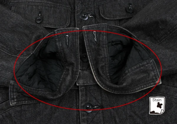 ISSEY SPORT Zip-Detachable 2-Way Denim Jacket K-172302_011