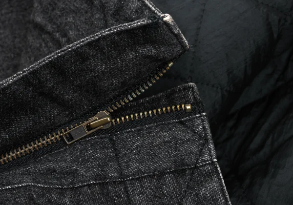 ISSEY SPORT Zip-Detachable 2-Way Denim Jacket K-172302_016