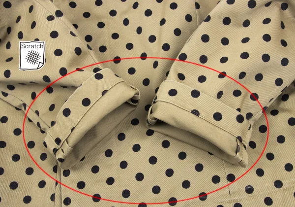 robe de chambre COMME des GARCONS Dot Print Cotton Jacket K-172303_011
