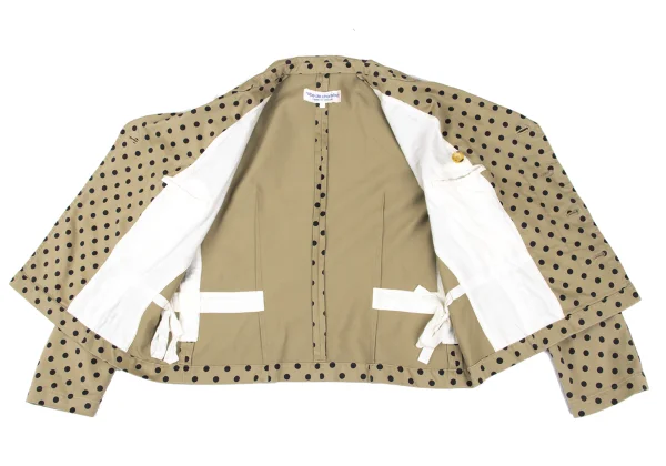 robe de chambre COMME des GARCONS Dot Print Cotton Jacket K-172303_015