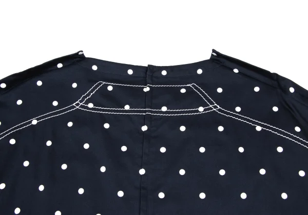COMME des GARCONS Trompe-l'œil Stitch Dot Print 2D Dress K-172304_011