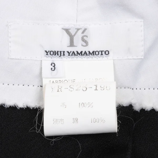 Y's Belt Design Wool Skirt K-172307_016