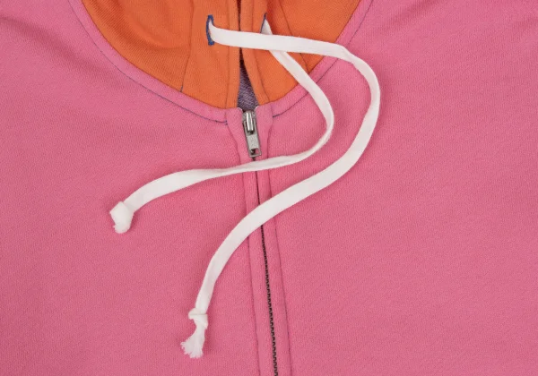 COMME des GARCONS SHIRT Back Logo Print Color-Block Zip-Up Hoodie K-172308_005