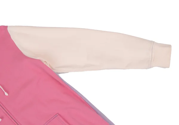 COMME des GARCONS SHIRT Back Logo Print Color-Block Zip-Up Hoodie K-172308_006