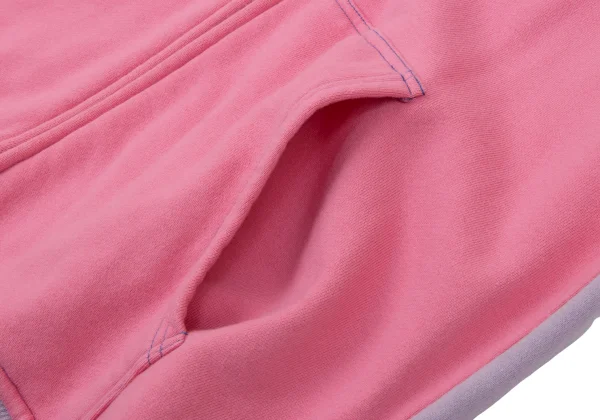 COMME des GARCONS SHIRT Back Logo Print Color-Block Zip-Up Hoodie K-172308_013