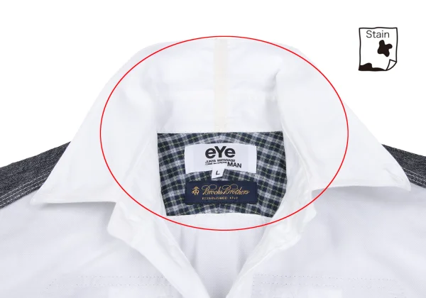 eYe JUNYA WATANABE MAN Checker Switching Button-Down Shirt K-172309_004