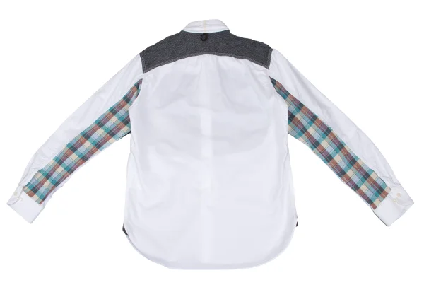 eYe JUNYA WATANABE MAN Checker Switching Button-Down Shirt K-172309_013