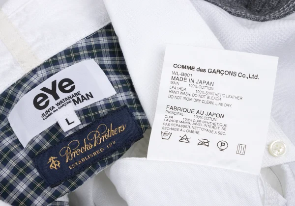 eYe JUNYA WATANABE MAN Checker Switching Button-Down Shirt K-172309_018