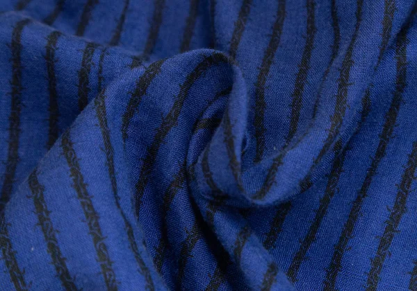 COMME des GARCONS Linen Stripe Flare Blouse K-172310_014