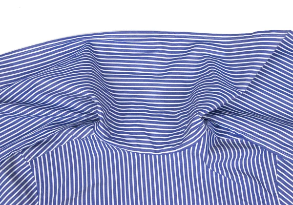 COMME des GARCONS Back Opening Shawl Collar Striped Shirt K-172311_005