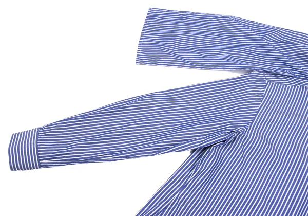 COMME des GARCONS Back Opening Shawl Collar Striped Shirt K-172311_007