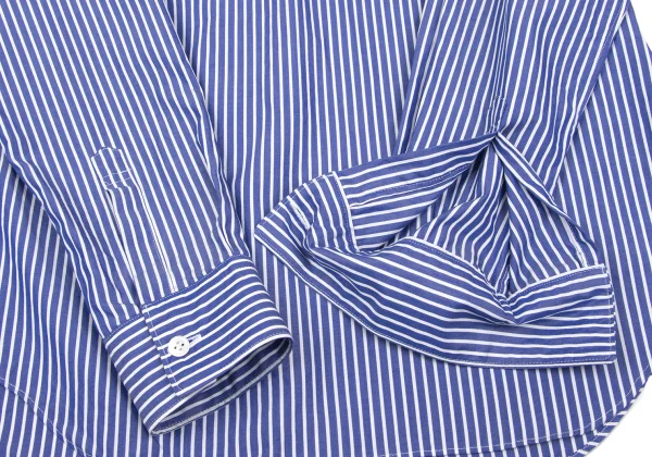 COMME des GARCONS Back Opening Shawl Collar Striped Shirt K-172311_008