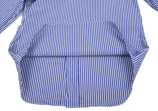 COMME des GARCONS Back Opening Shawl Collar Striped Shirt K-172311_010