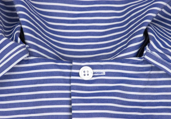 COMME des GARCONS Back Opening Shawl Collar Striped Shirt K-172311_012