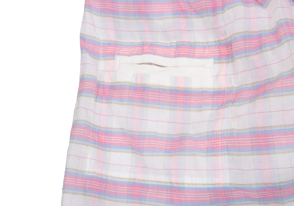 tricot COMME des GARCONS Knot Design Check Sleeveless Blouse K-172312_008